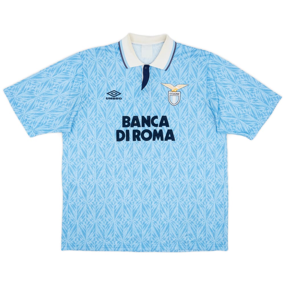 1992-93 Lazio Home Shirt - 8/10 - (XL)