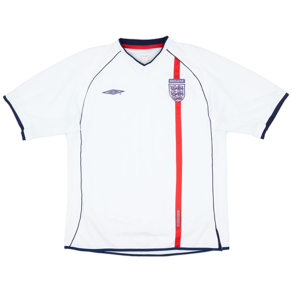 2001-03 England Home Shirt - 5/10 - (XL)