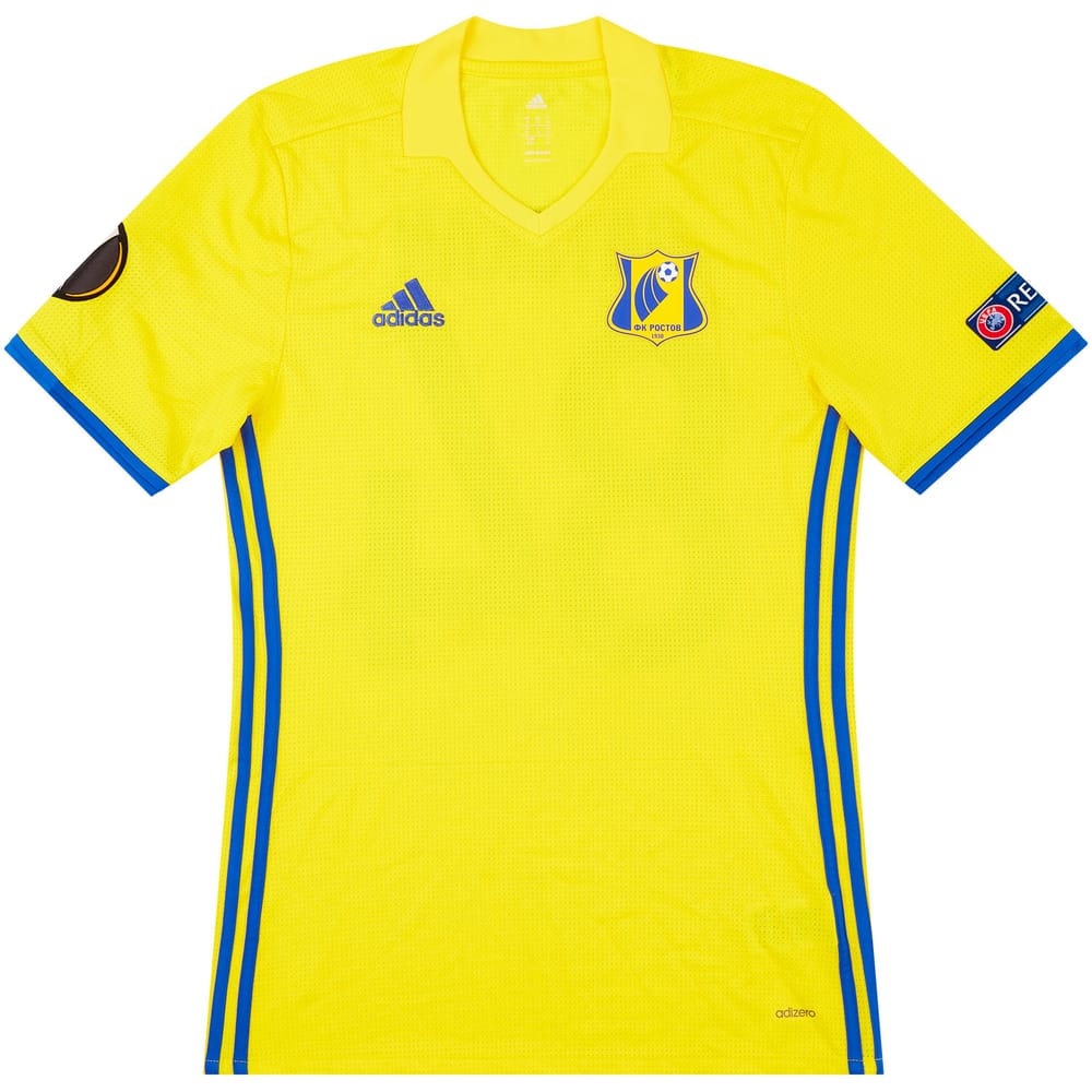 2016-17 FC Rostov Match Issue Europa League Home Shirt Gatskan #84
