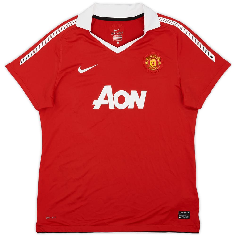 2010-11 Manchester United Home Shirt - 8/10 - (Women's L)