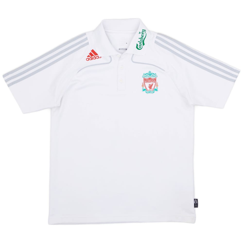 2010-11 Liverpool adidas Polo Shirt - 8/10 - (L)