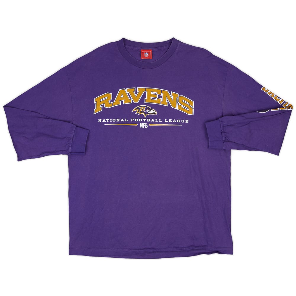 2000 Baltimore Ravens NFL L/S Tee - 9/10 - (XL)