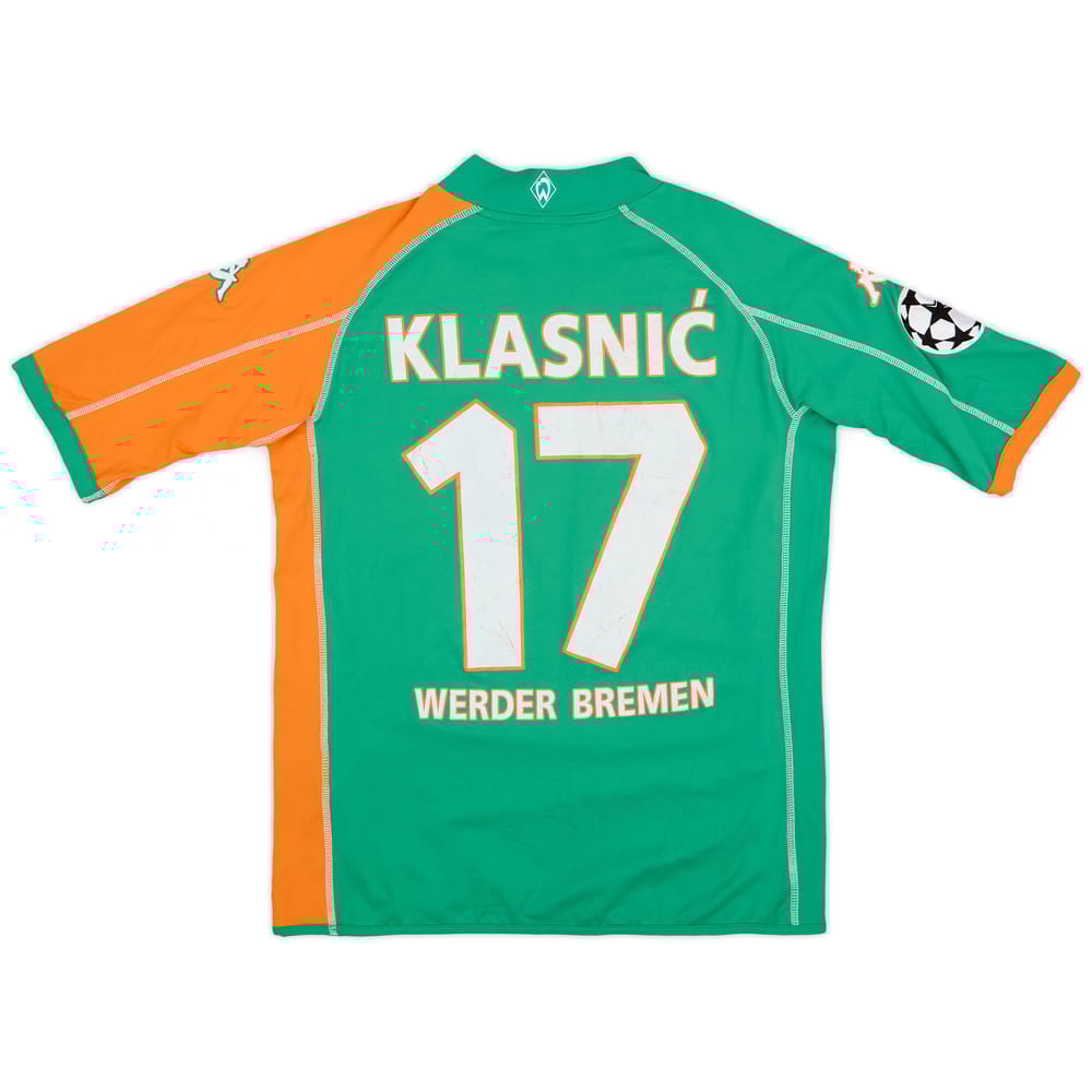 2005-06 Werder Bremen Home Shirt Klasnic #17 - 6/10 - (M)