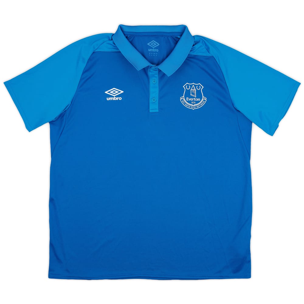 2018-19 Everton Umbro Polo Shirt - 9/10 - (XL)