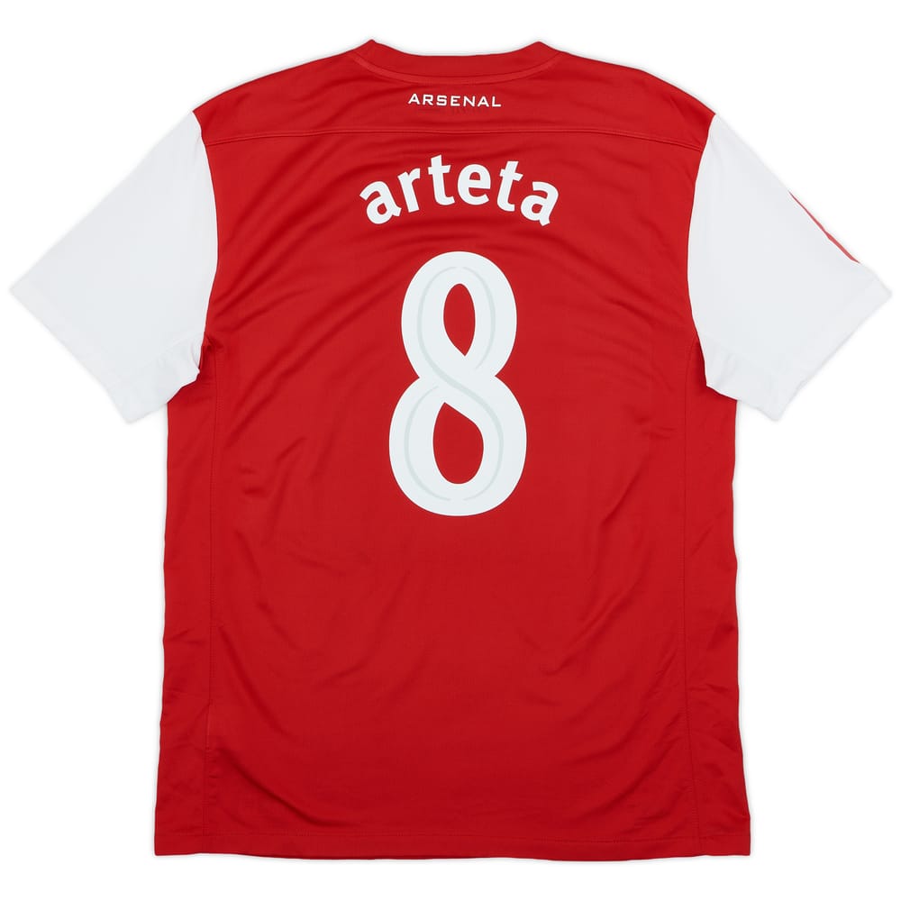 2011-12 Arsenal Home Shirt Arteta #8 - 6/10 - (L)