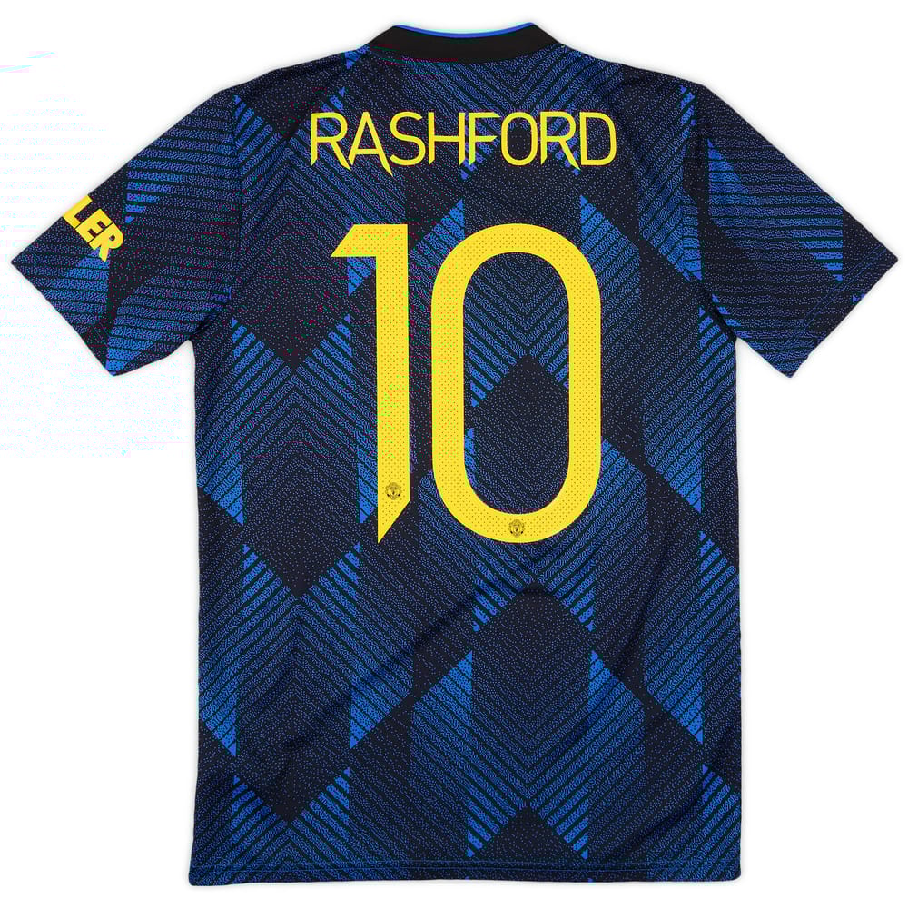 2021-22 Manchester United Third Shirt Rashford #10 - 10/10 - (S)