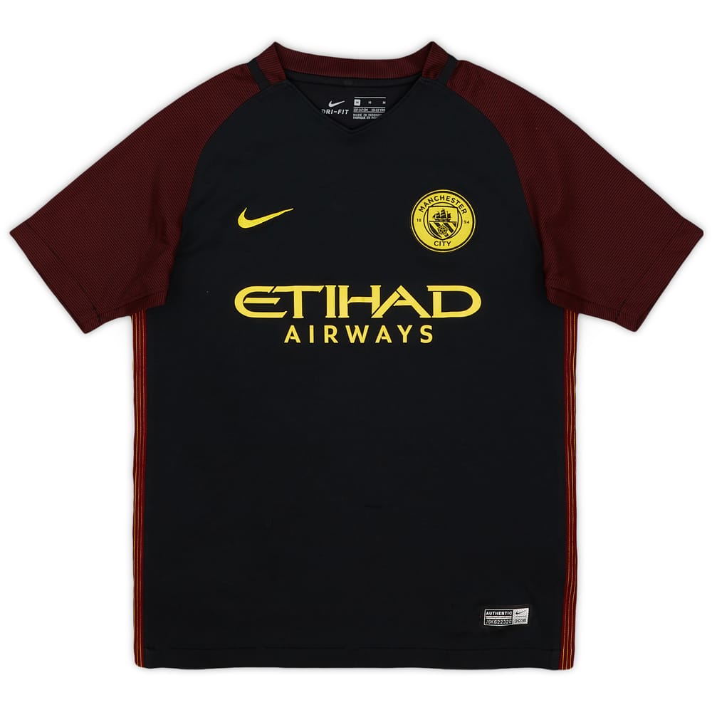 2016-17 Manchester City Away Shirt - 7/10 - (M.Boys)