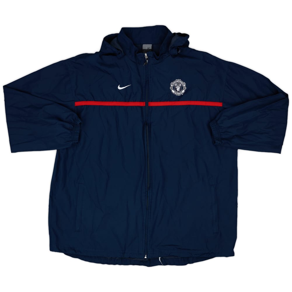 2003-04 Manchester United Nike Hooded Rain Jacket - 10/10 - (XXL)