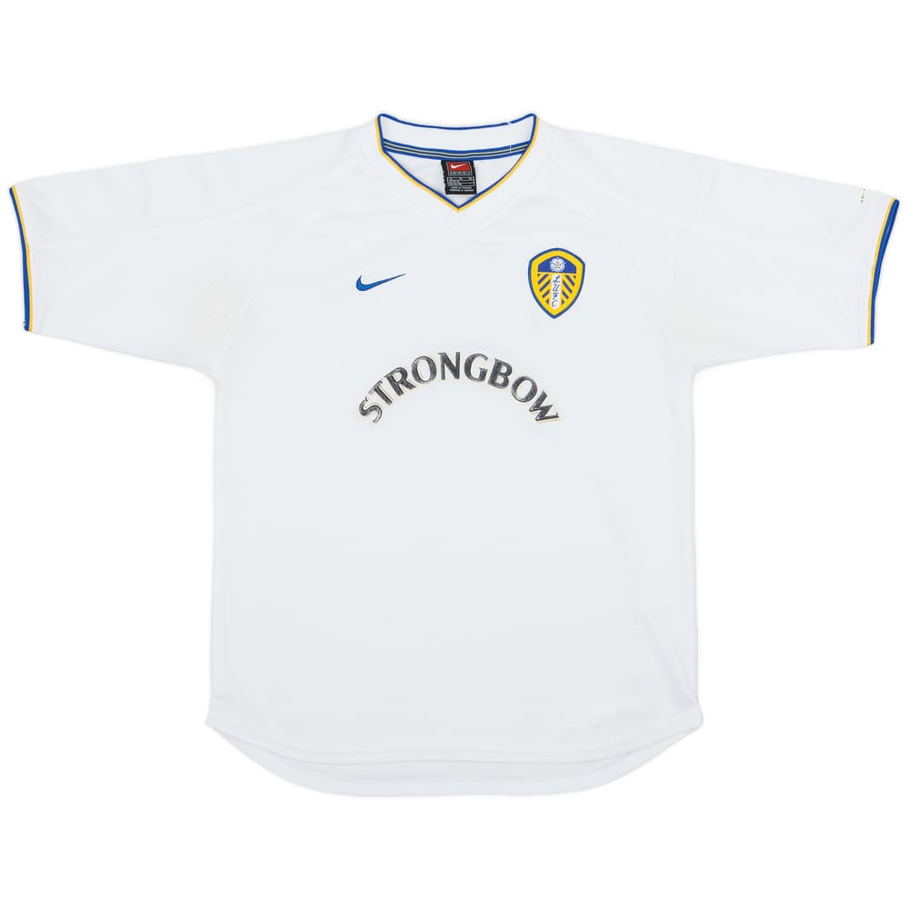 2000-02 Leeds United Home Shirt - 7/10 - (XL.Boys)