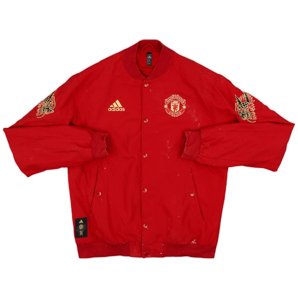 2019-20 Manchester United adidas Chinese New Year Coach Jacket - 9/10 - (M)