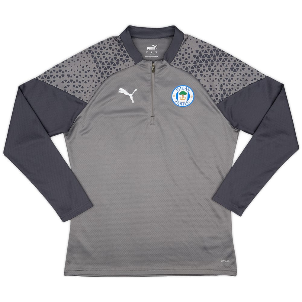 2022-23 Wigan Puma 1/4 Zip Drill Top - 9/10 - (M)