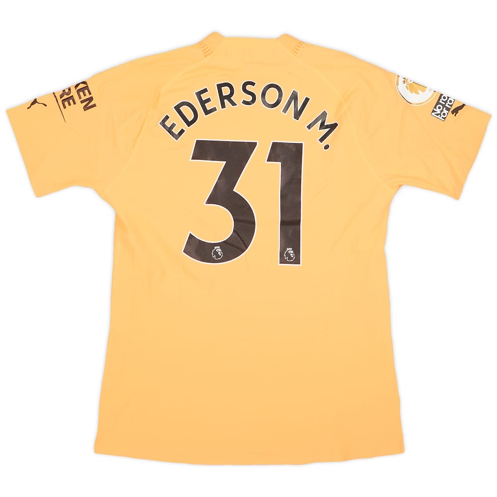 2022-23 Manchester City Match Issue GK Shirt Ederson M. #31