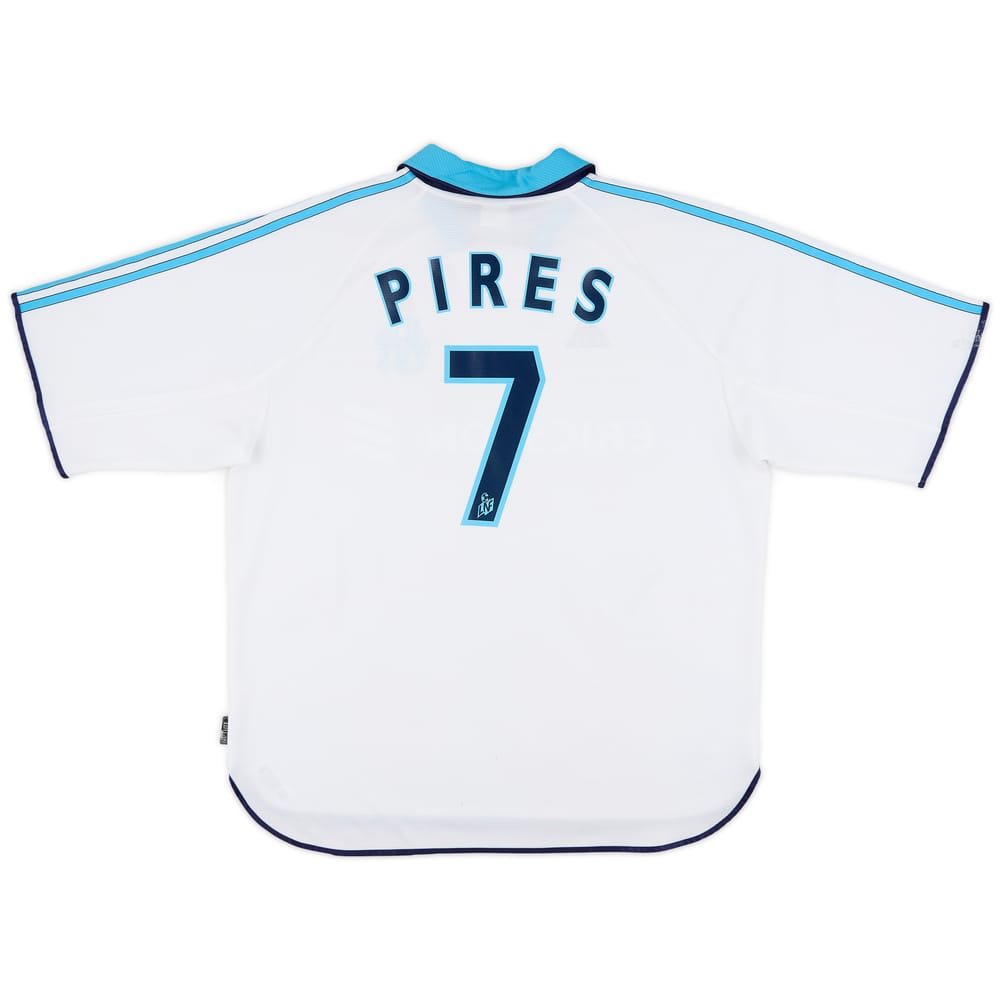 1999-00 Olympique Marseille Home Shirt Pires #7 - 7/10 - (XL)