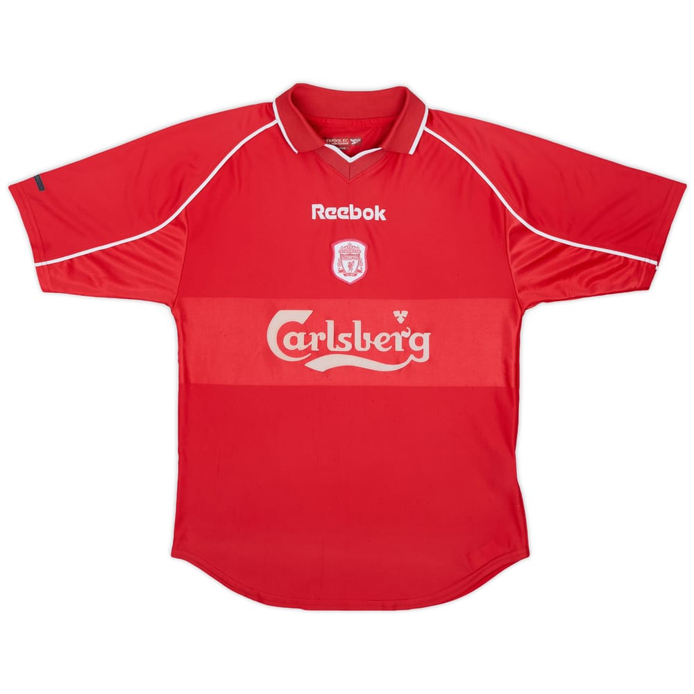 2000-02 Liverpool Home Shirt - 7/10 - (Y)