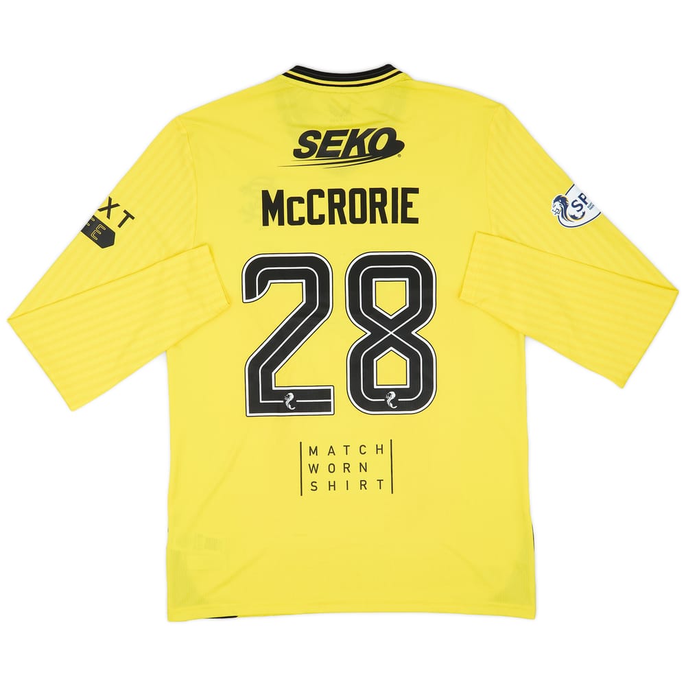 2023-24 Rangers Match Issue GK Shirt McCrorie #28