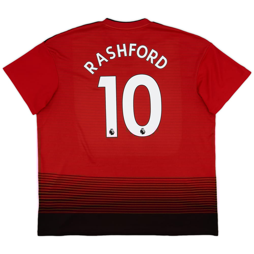 2018-19 Manchester United Home Shirt Rashford #10 - 8/10 - (XXL)