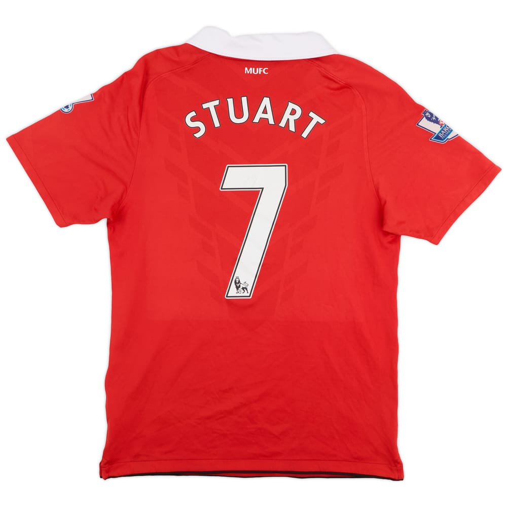 2010-11 Manchester United Home Shirt Stuart #7 - 7/10 - (M)