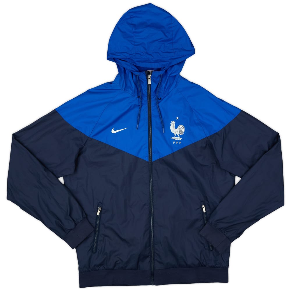 2018-19 France Nike Hooded Track Jacket - 9/10 - (M)