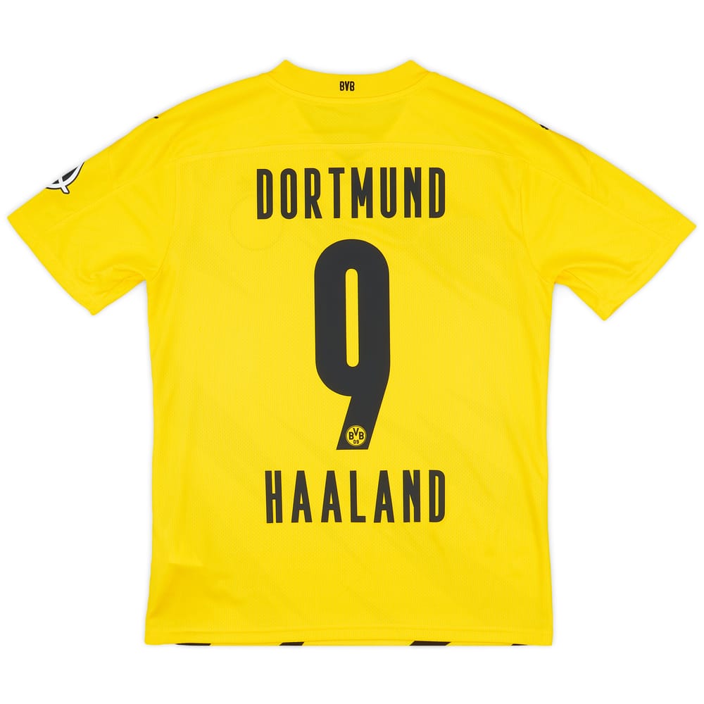 2020-21 Borussia Dortmund Home Shirt Haaland #9 - 9/10 - (S)