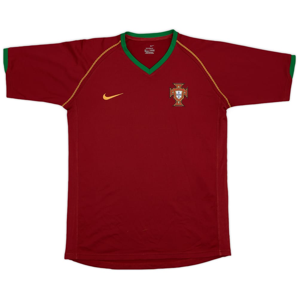 2006-08 Portugal Home Shirt - 6/10 - (XL.Boys)