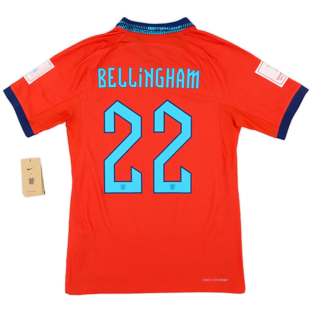 2022-23 England Authentic Away Shirt Bellingham #22 (S)