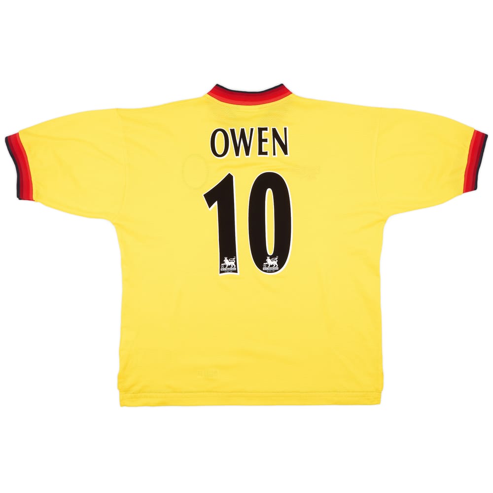 1997-99 Liverpool Away Shirt Owen #10 - 9/10 - (XL)