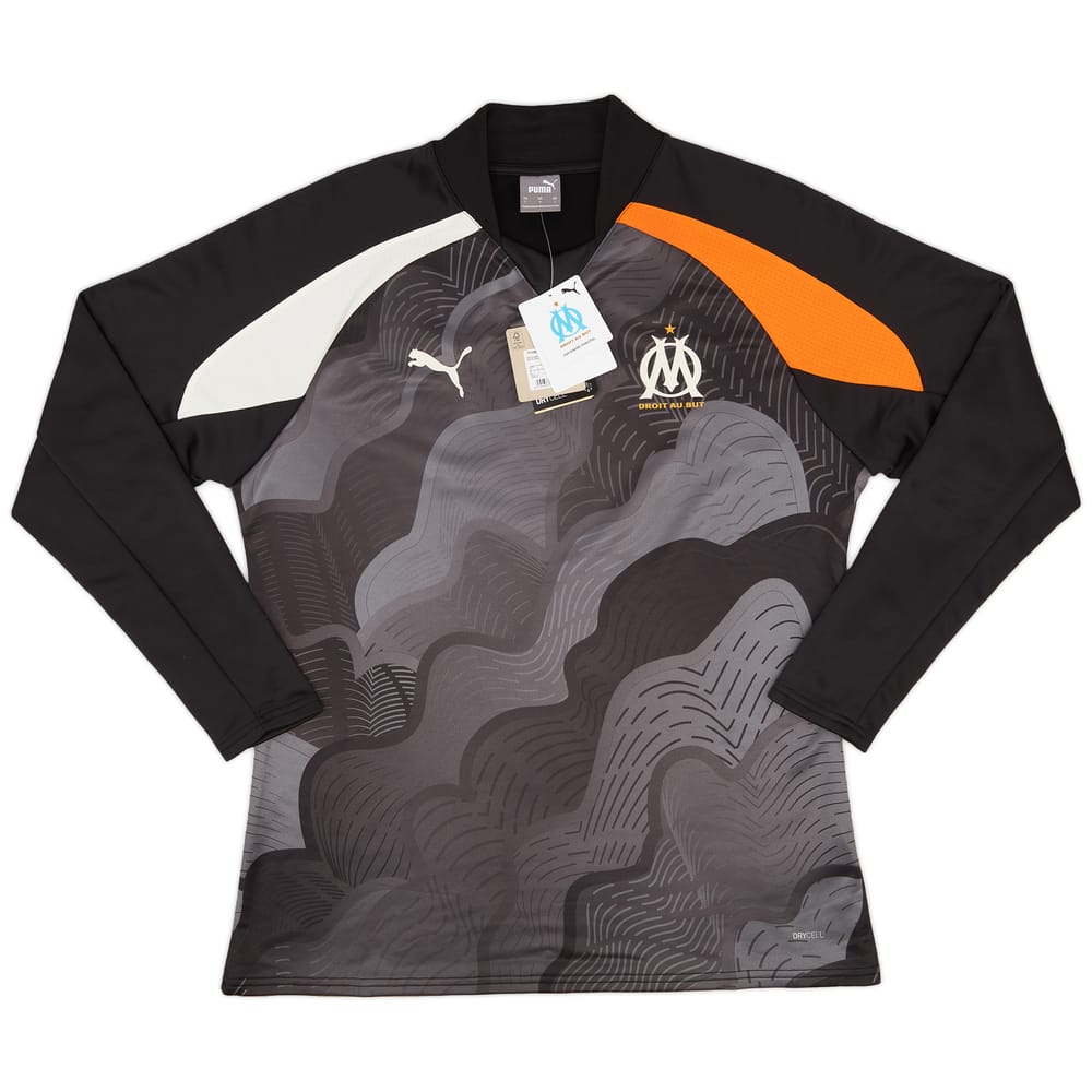 2023-24 Olympique Marseille Puma Pre-Match Sweat Top