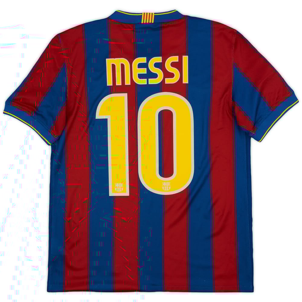 2009-10 Barcelona Home Shirt Messi #10 - 6/10 - (S)
