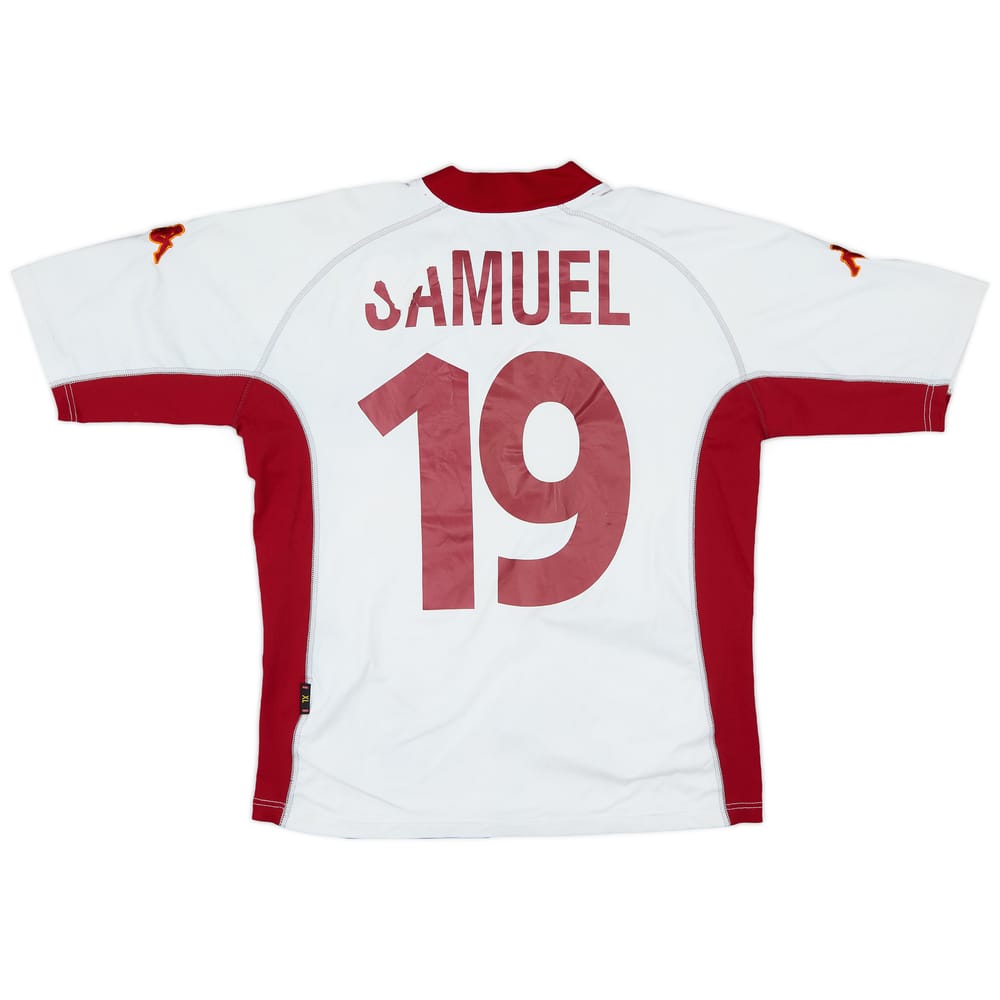 2001-02 Roma Away Shirt Samuel #19 - 4/10 - (XL)
