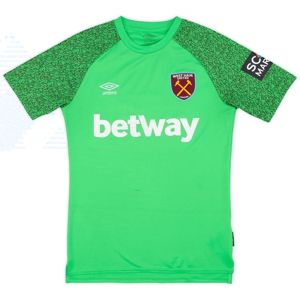 2021-22 West Ham GK S/S Shirt - 9/10 - (S)
