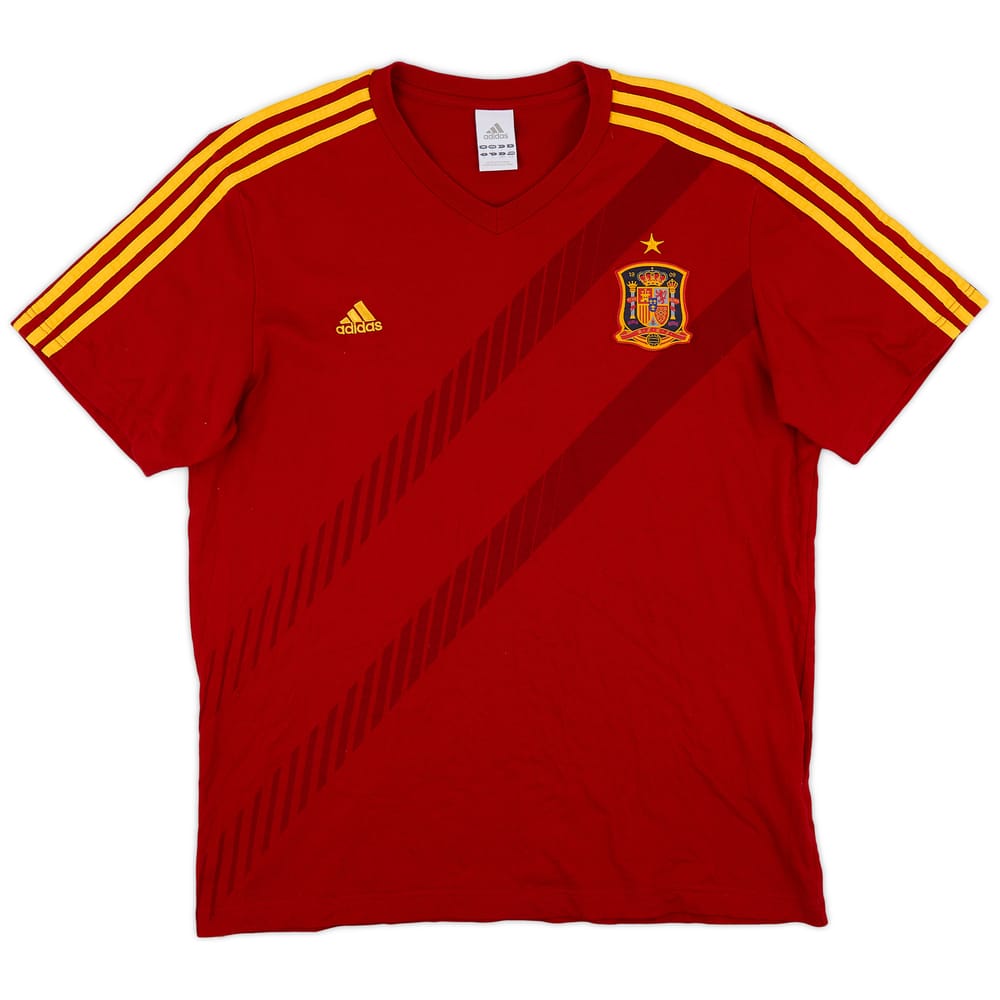 2011-13 Spain adidas Cotton Tee - 10/10 - (L)