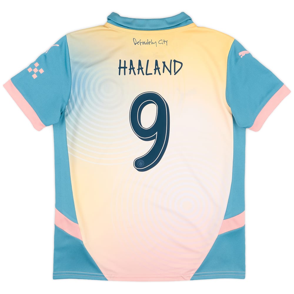 2024-25 Manchester City Fourth Shirt Haaland #9 (KIDS)