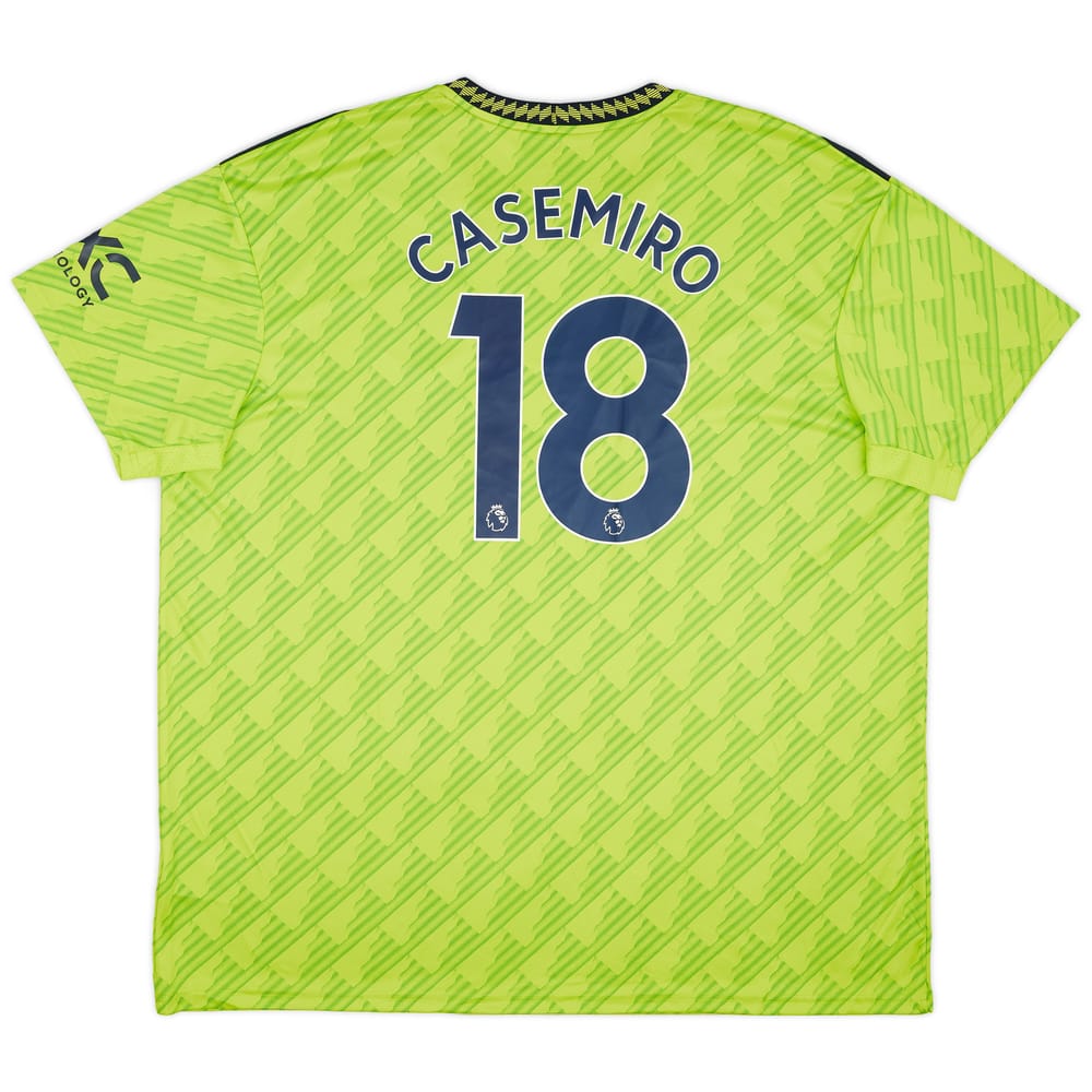 2022-23 Manchester United Third Shirt Casemiro #18 (3XL)