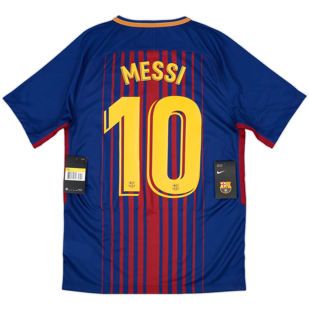 2017-18 Barcelona Home Shirt Messi #10 (S)