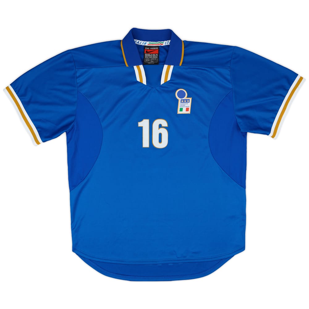 1996-97 Italy Match Issue Home Shirt #16