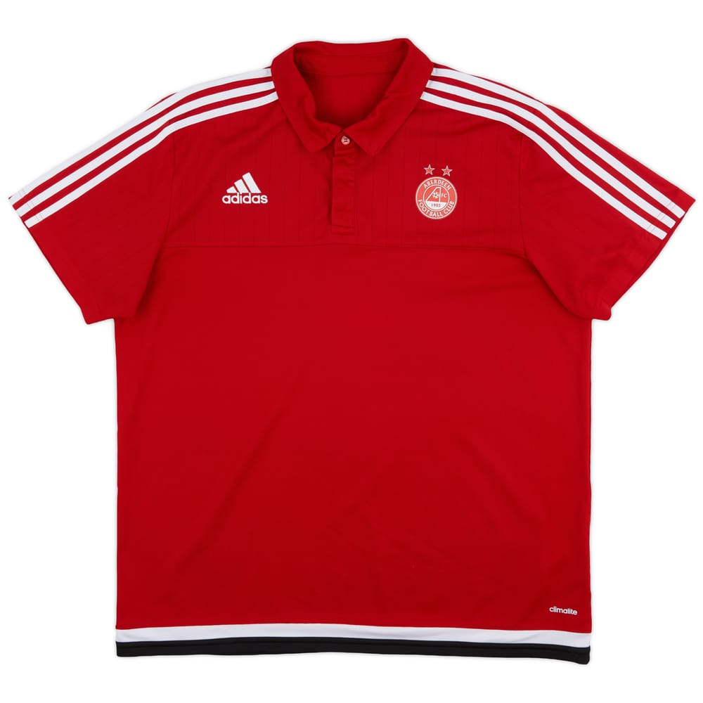 2015-16 Aberdeen adidas Polo Shirt - 8/10 - (XL)