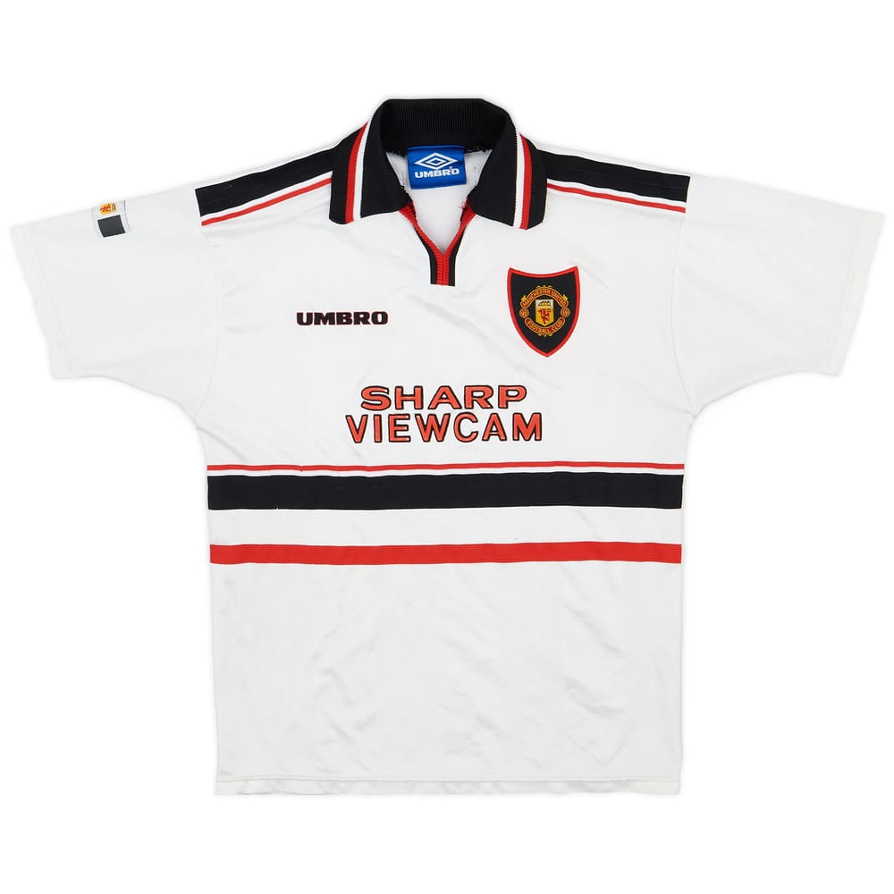 1997-99 Manchester United Away Shirt - 6/10 - (L.Boys)