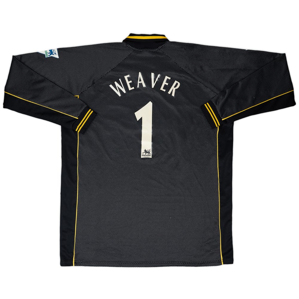 2000-01 Manchester City GK Shirt Weaver #1 - 9/10 - (XXL)