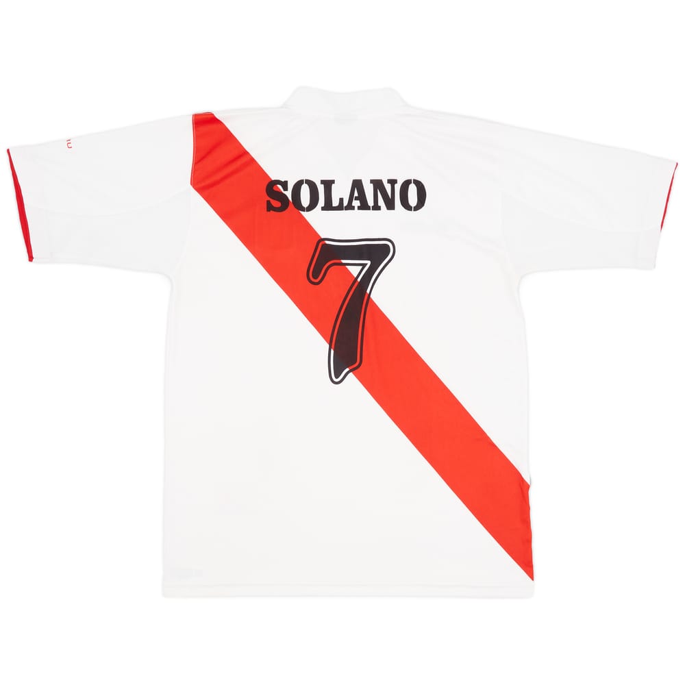 2006 Peru Home Shirt Solano #7 - 7/10 - (L)
