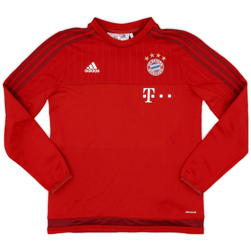 2015-16 Bayern Munich adidas Sweat Top - 8/10 - (M.Boys)