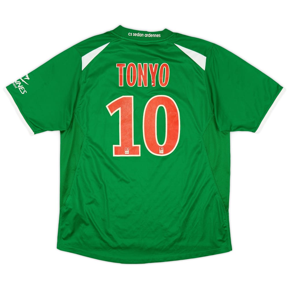 2010-11 Sedan Ardennes Home Shirt Tonyo #10 - 6/10 - (L)