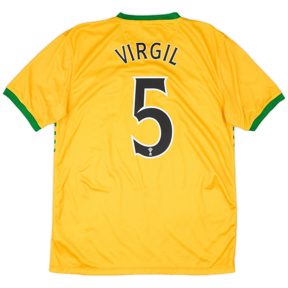 2013-14 Celtic Away Shirt Virgil #5 - 10/10 - (M)