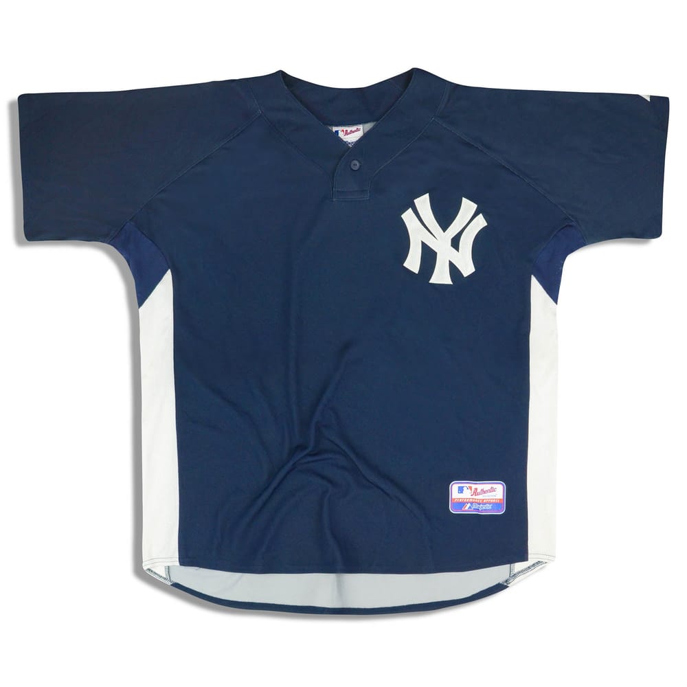 2015 New York Yankees Authentic Majestic Batting Practice Jersey XL