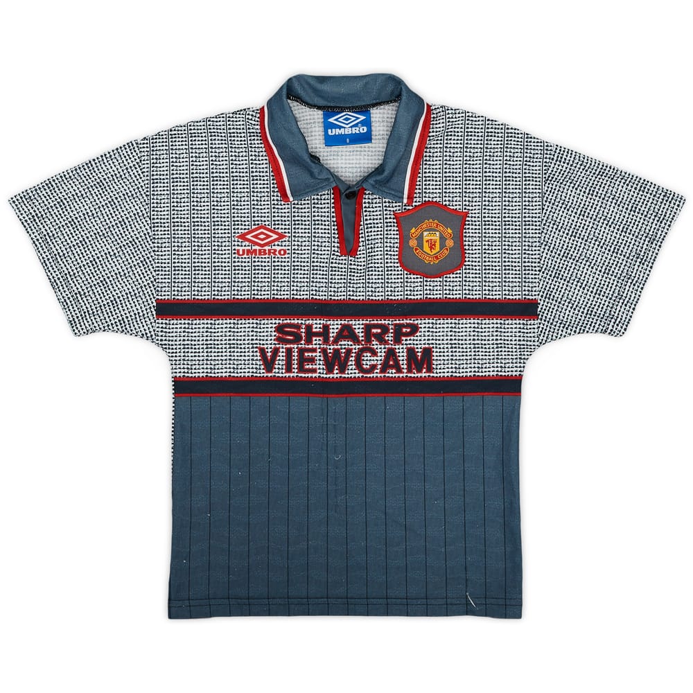 1995-96 Manchester United Away Shirt - 7/10 - (S.Boys)