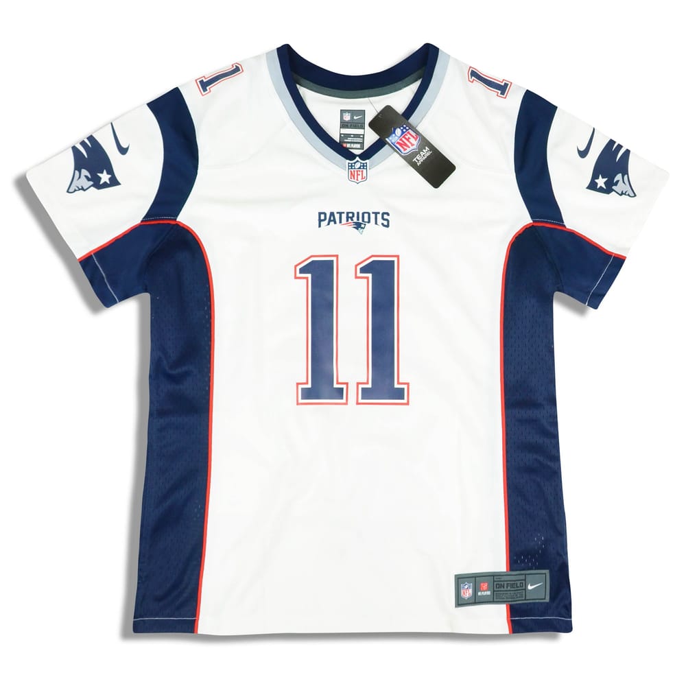 2018-19 New England Patriots Edelman #11 Nike Game Jersey (Away) Womens (XL) - W/Tags