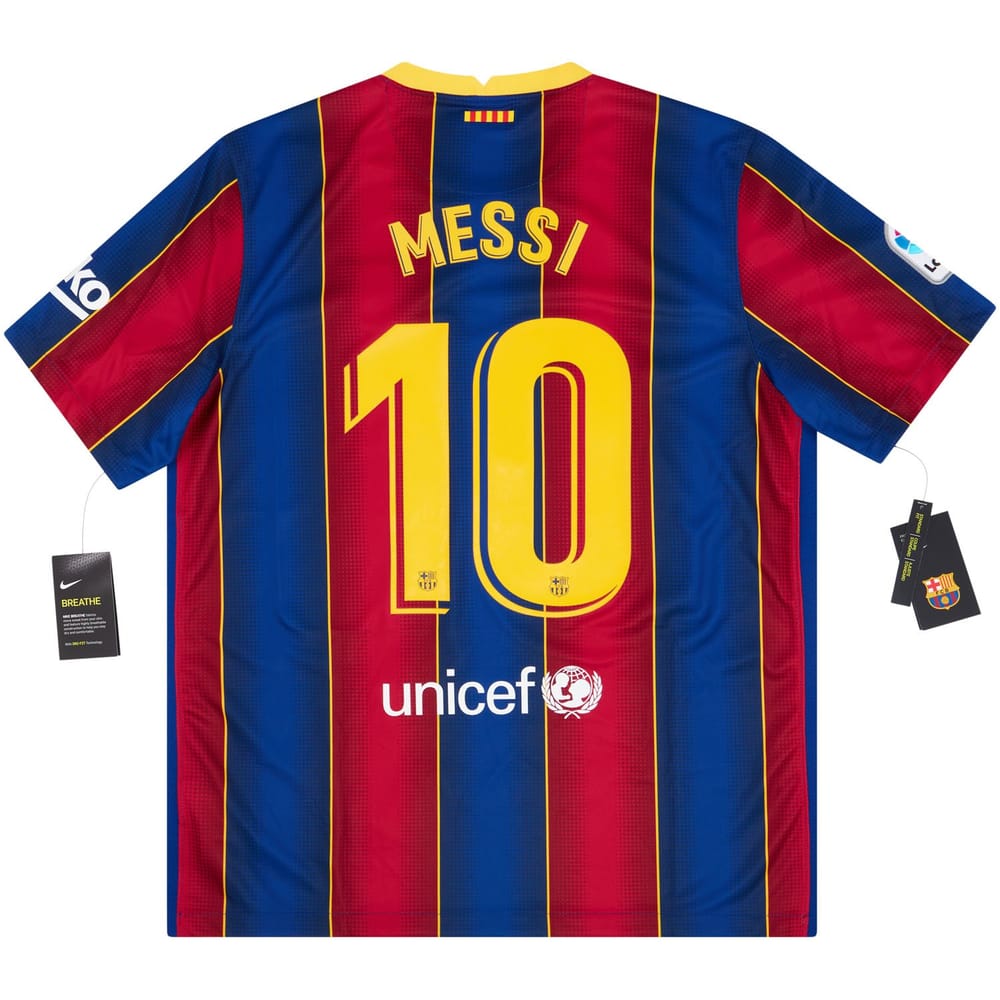 2020-21 Barcelona Home Shirt Messi #10