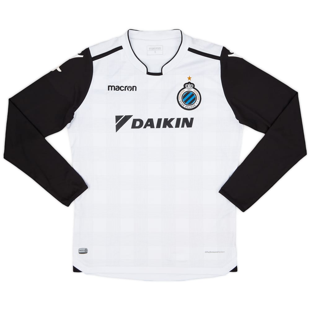2017-18 Club Brugge Macron Training L/S Shirt - 6/10 - (S)