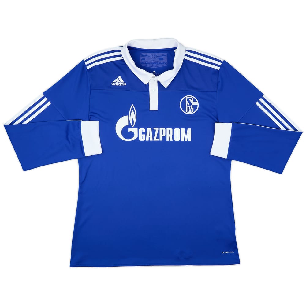 2010-12 Schalke Home L/S Shirt - 10/10 - (XL)