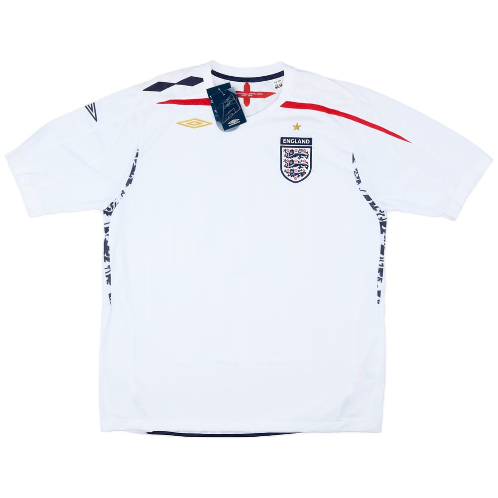 2007-09 England Home Shirt (XXL)