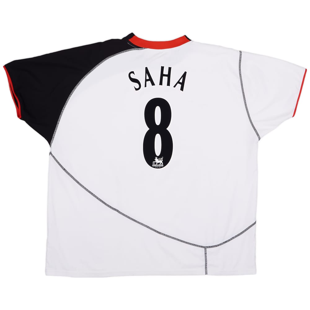 2003-05 Fulham Home Shirt Saha #8 - 6/10 - (3XL)